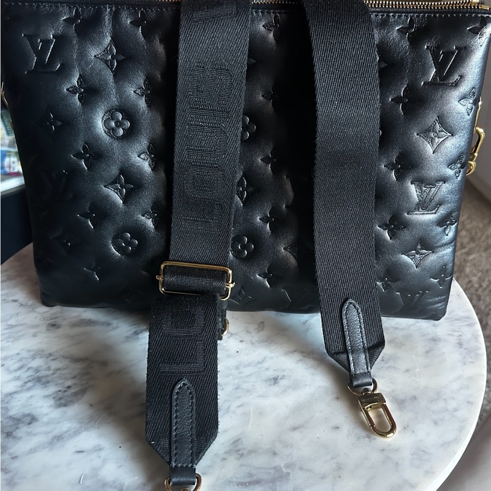 Louis Vuitton Black Quilted Shoulder Bag